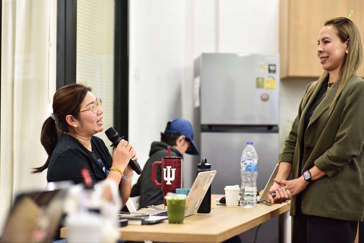 บรรยากาศการเรียนรู้ระหว่างโครงการ AI for Social Impact