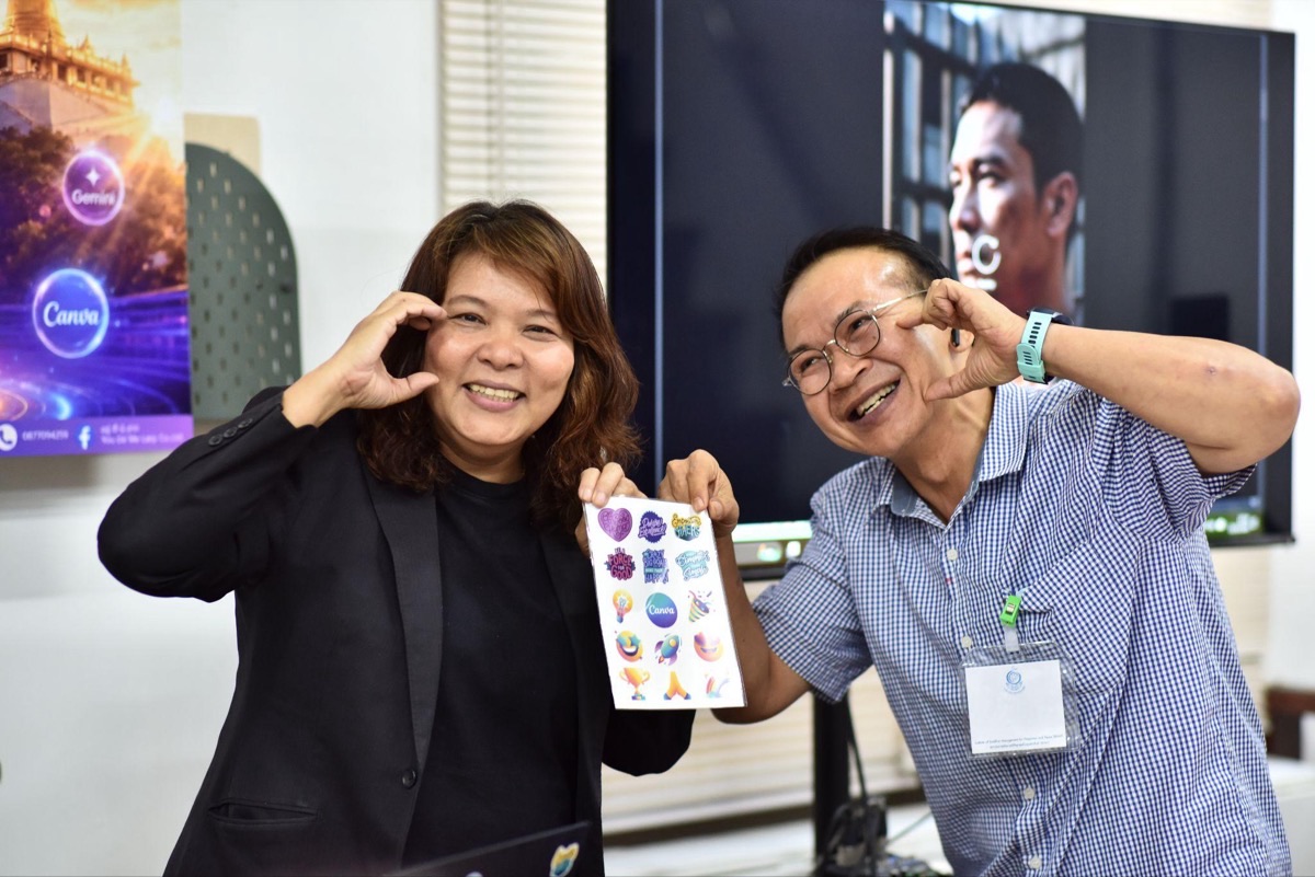บรรยากาศกิจกรรมเชิงปฏิบัติการ AI for Social Impact