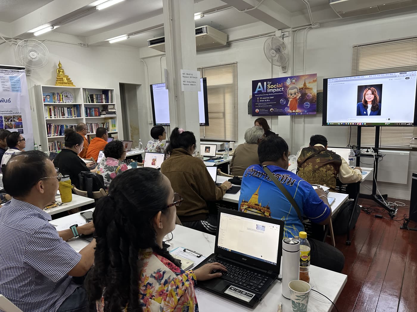 ภาพบรรยากาศการอบรม AI for Social Impact ครั้งที่ 1 ลำดับที่ 21